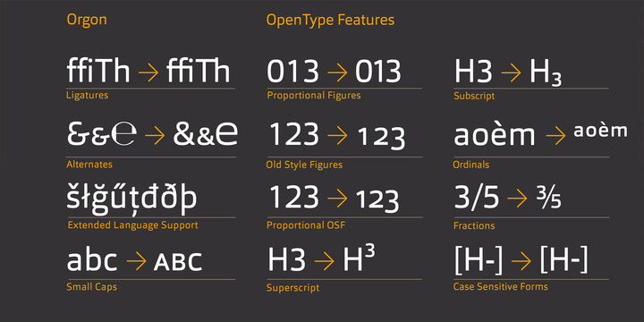 theshapeof's tweet photo. Our font of the week is Orgon by #hoftype. A linear typeface family, fresh and easy but with a warm touch. https://t.co/nNQ1SB6xk6