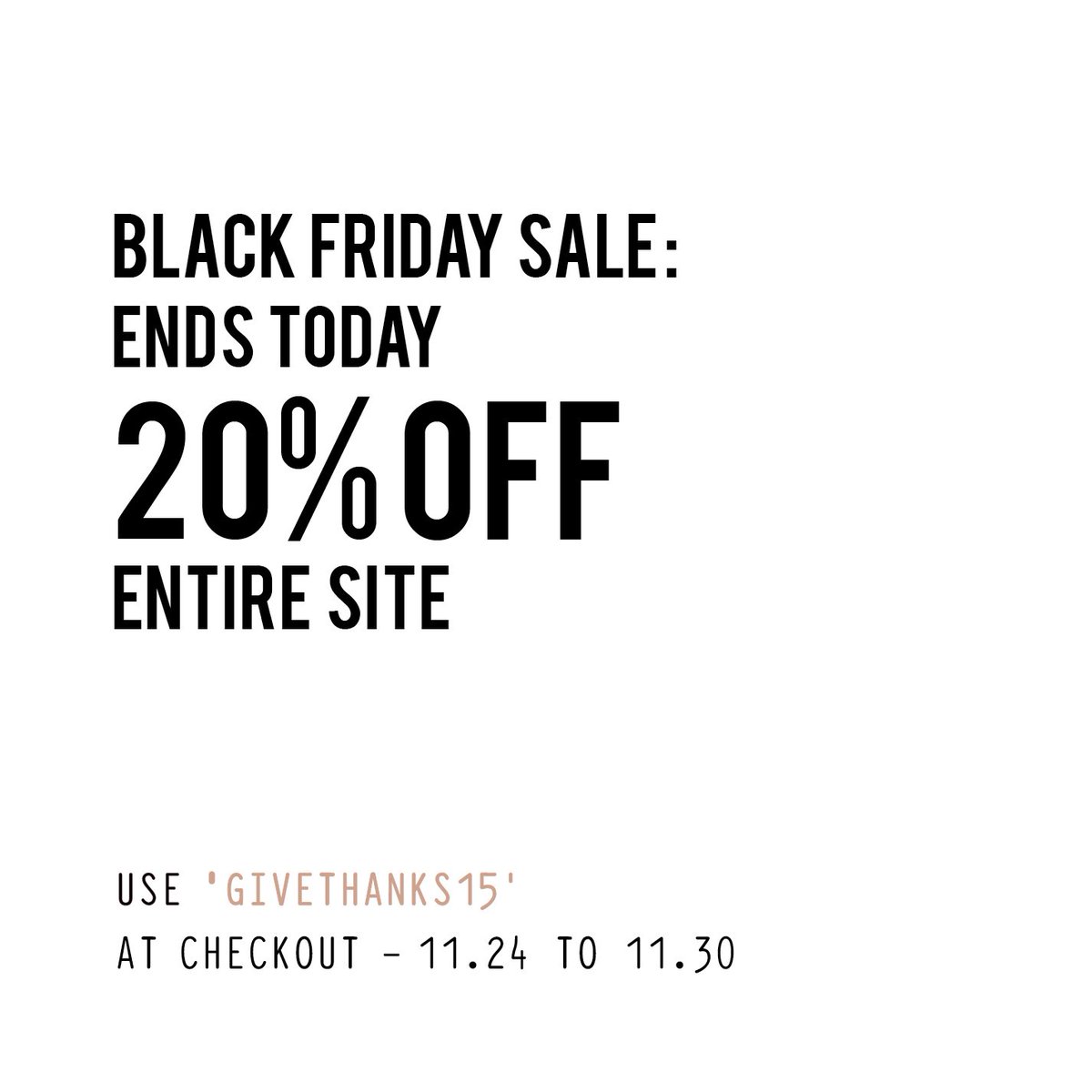 remiandreid's tweet photo. Last Chance: 20% Off Sale Ends Today! https://t.co/E24DPvZgCm