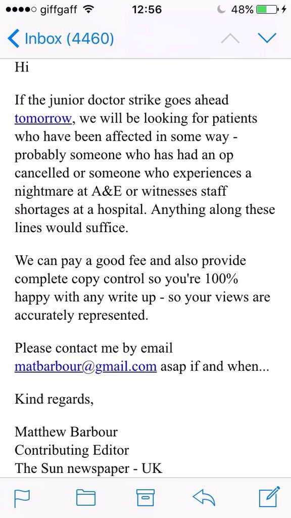 burnikov's tweet photo. Looks like @Jeremy_Hunt friends in the Murdoch Empire are going to help him out #trollingpatients #gutterjournalism https://t.co/hhT1LVhc1t