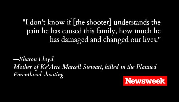 Newsweek's tweet photo. Colorado #PlannedParenthood shooting victims: An army veteran, a police officer and a mother https://t.co/kjCgtRJDRk https://t.co/D8tHMRBoFC