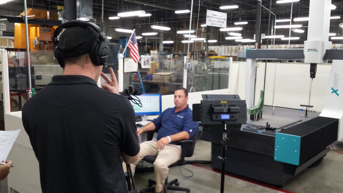 EAST_WEST_IND's tweet photo. Behind the scenes of @LIMakers the making of "Millennials in Manufacturing" https://t.co/uDQ92909dj