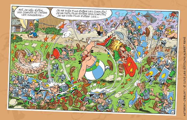 asterixofficiel's tweet photo. Que seraient les aventures d'Astérix sans ses bagarres ? RT si vous partagez notre avis ! #PapyrusDeCesar https://t.co/2h20NGeiOX