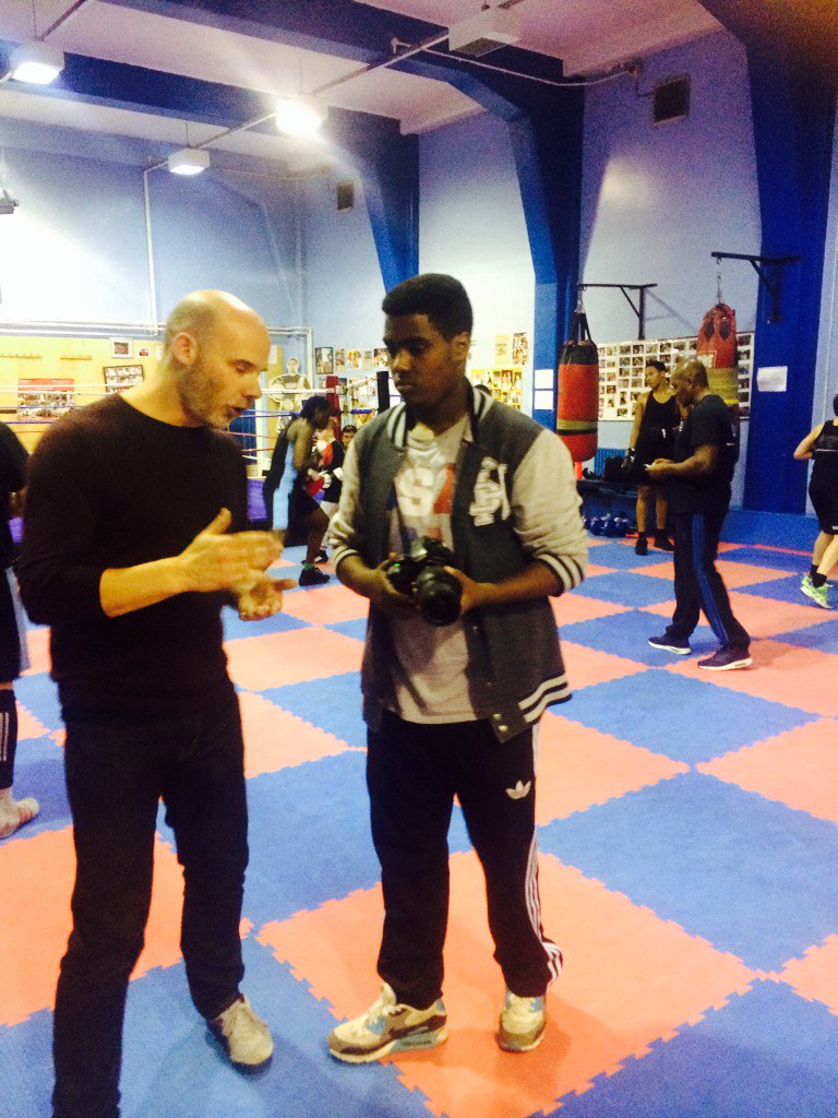 MarcellusBaz's tweet photo. Young person being trained in #filmmaking and photography #WeDoMore #BoxingPlus #Nottingham https://t.co/djKd7a1sqE