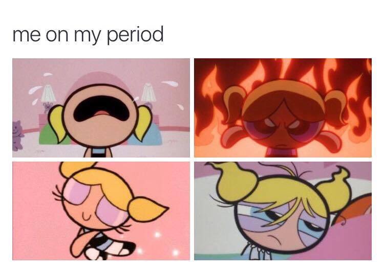 girls?? #period #powerpuffgirls #ppg #bubbles
