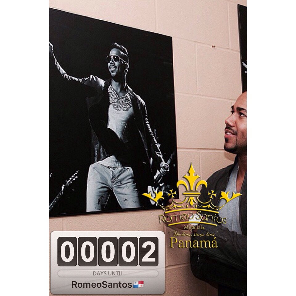 RomeoSantosPty's tweet photo. #2dias #Pasadoamañana 👑💖😙#RomeoPTY #48horas  y tú ya tienes tu boleto? @magicdreamsinc @MaximaPanama @Panatickets https://t.co/aUYwLgrO8J