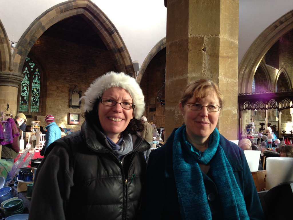 The lovely @lindanewbery and I @DeddingtonFMkt on Saturday #visitbanbury @LiteraryLive @Usborne