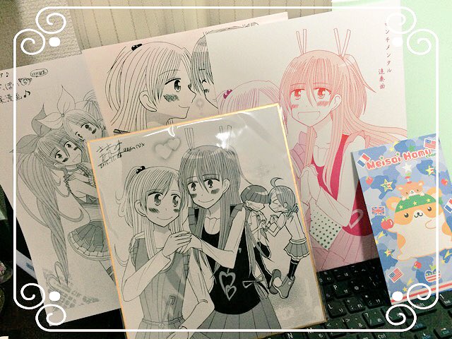 ささみん(@ripples333nyank )から色々いただきました!ボリューム満点!漫画の感想は別にまた書かせていただきやす!一言で言うと最高でした!!!ありがとう笹神様!!!゜*。(*'Д`)。*°