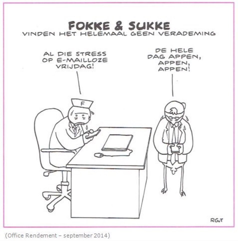 kadosmurf's tweet photo. .@CockvanVliet , e-mailloze vrijdag uitbreiden naar e-mailloze week? #wequitmail https://t.co/0iwsXE965F