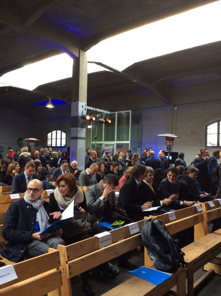 startup_italia's tweet photo. Sala piena e tanto entusiasmo, oggi è Demo Day! TIM #Wcap #InnovationIsOpen https://t.co/H8YZrpifcE