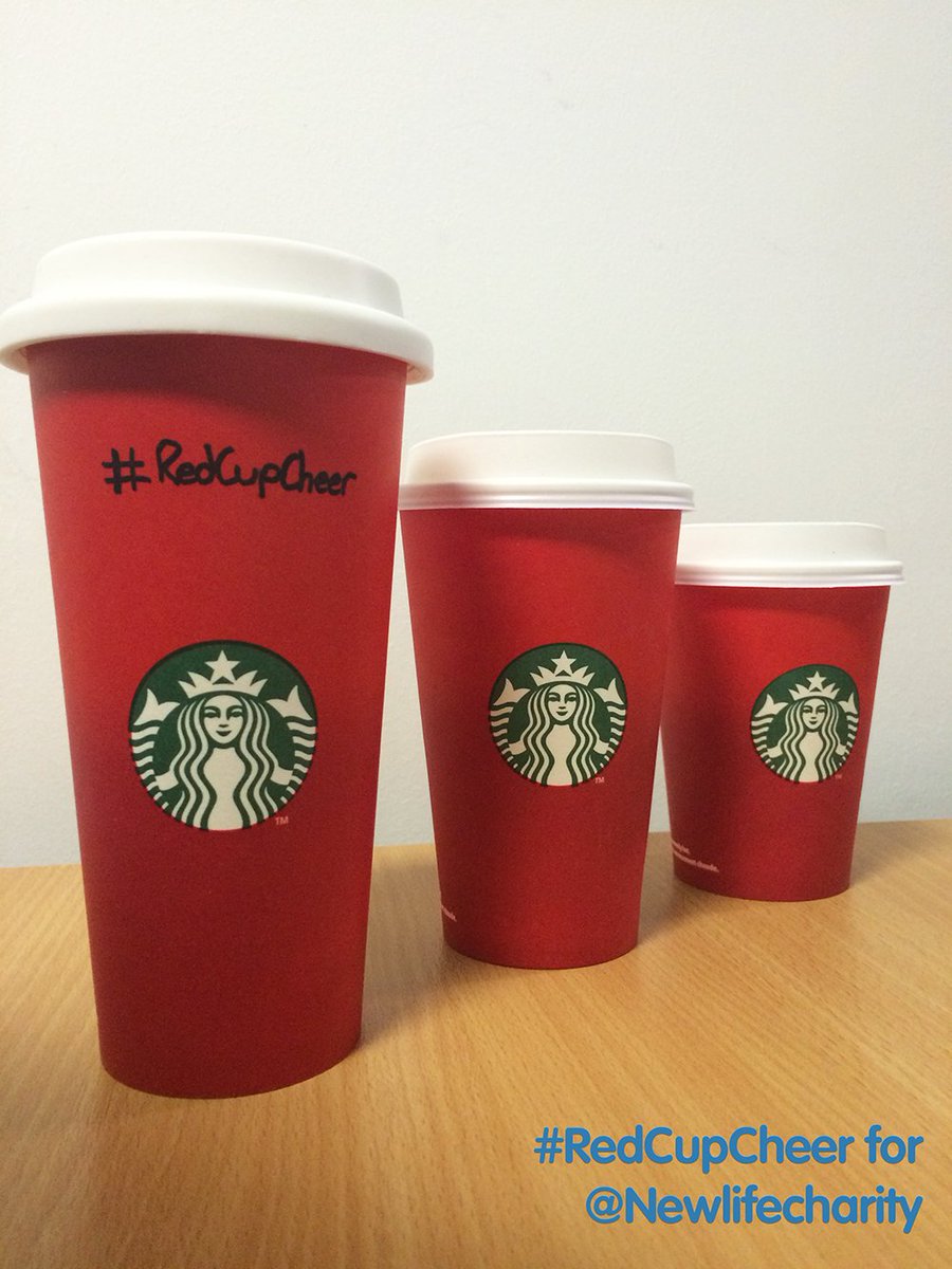 Newlifecharity's tweet photo. No matter what the size #RedCupCheer for @newlifecharity #allthesizes https://t.co/BVCrf70p2W