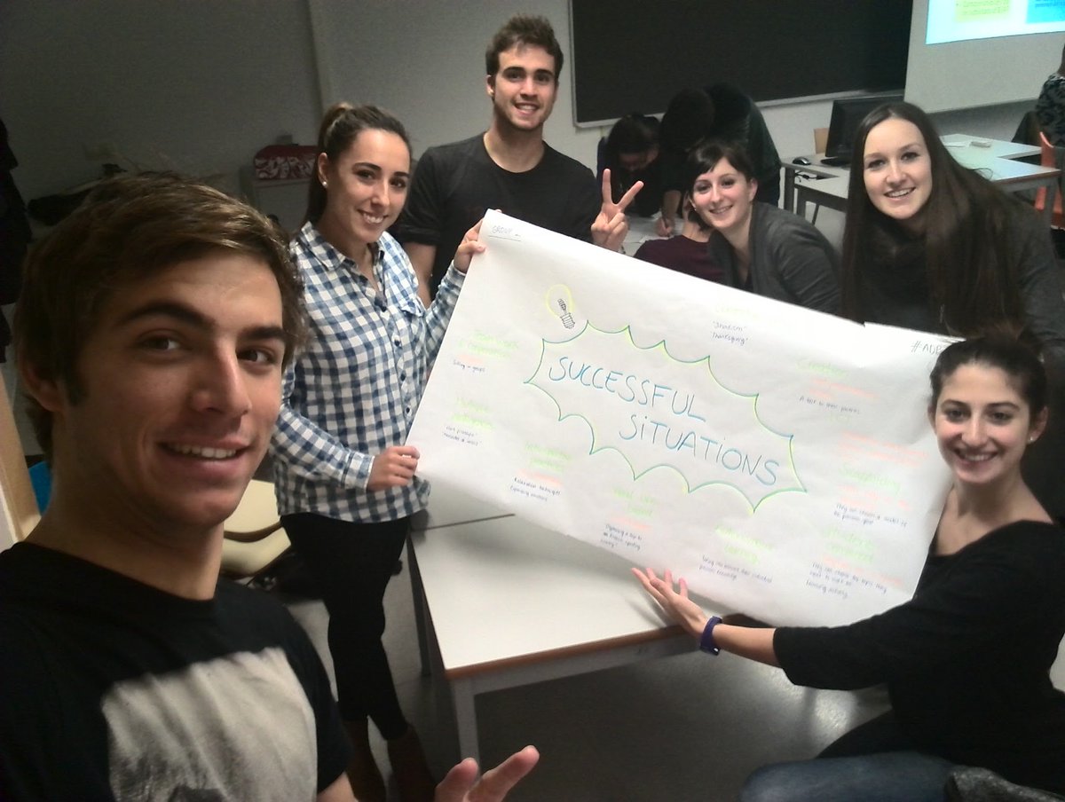 celia_capdevila's tweet photo. Successful situations #teamwork #reallifebased #multipleintelligences #ICT #creation #ADP_UdL @m_pifarre https://t.co/HRvLwrHCfH