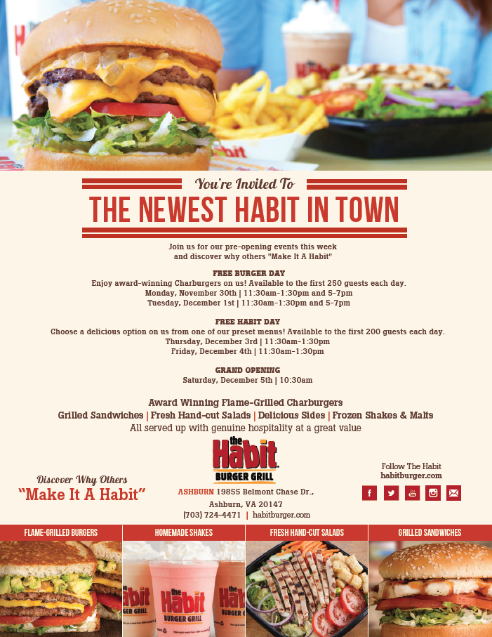 LivinginLoCo's tweet photo. Need a new habit? The first bit is free. @habitburger https://t.co/6pEXDa9eAL https://t.co/EAKKaVCe3v