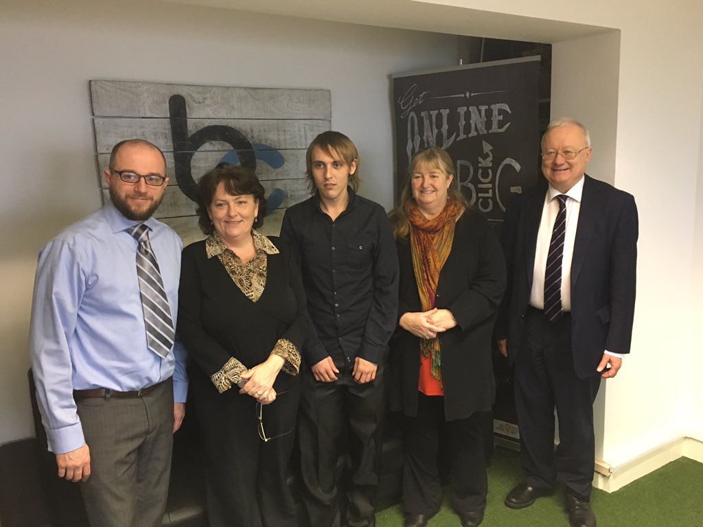 RhonddaLabour's tweet photo. Great visit by @JulieJamesAM to @BigClickRCT with @LeightonAndrews https://t.co/zzJDdkFILu