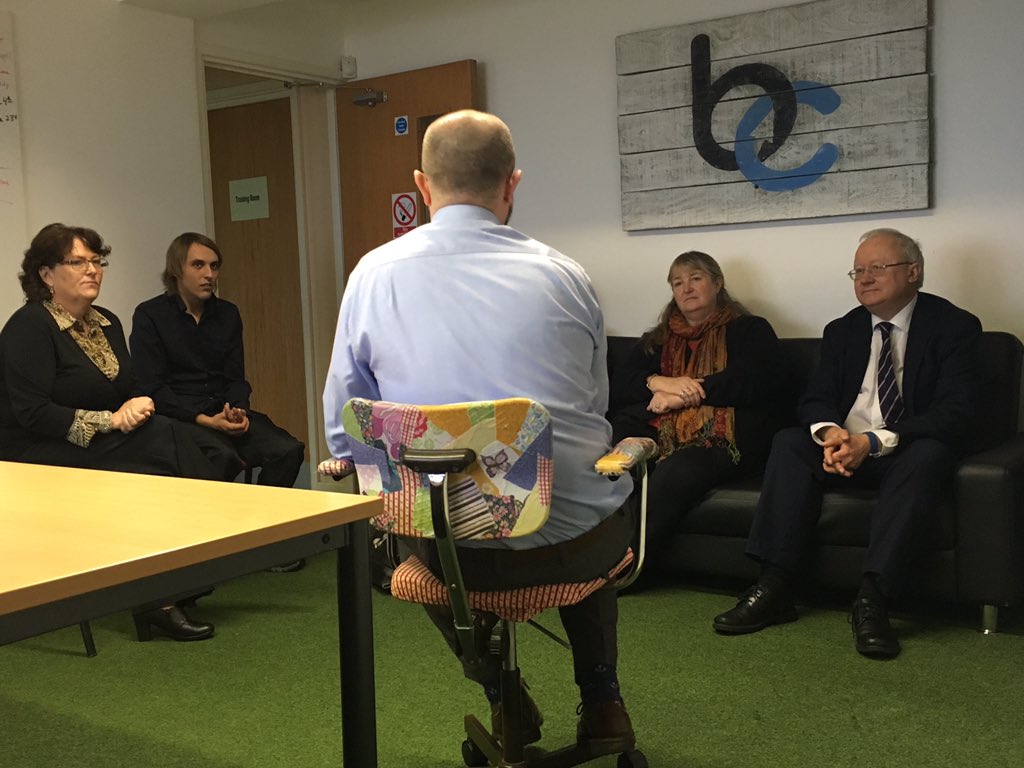 RhonddaLabour's tweet photo. Great visit by @JulieJamesAM to @BigClickRCT with @LeightonAndrews https://t.co/zzJDdkFILu