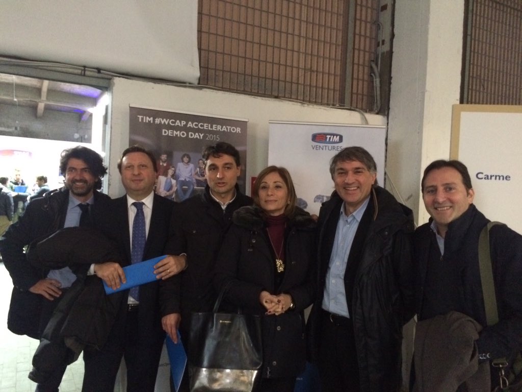 MaxTIM's tweet photo. Il team investimenti quasi al completo, al Demo Day 2015 #innovationisopen #WCAP @TIM_Ventures @timwcap https://t.co/Vc2g6HWAXn