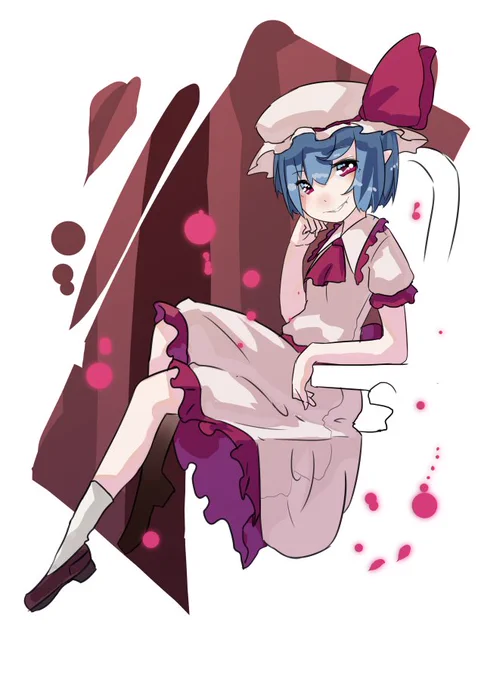 レミリア#深夜の真剣お絵描き60分一本勝負 
