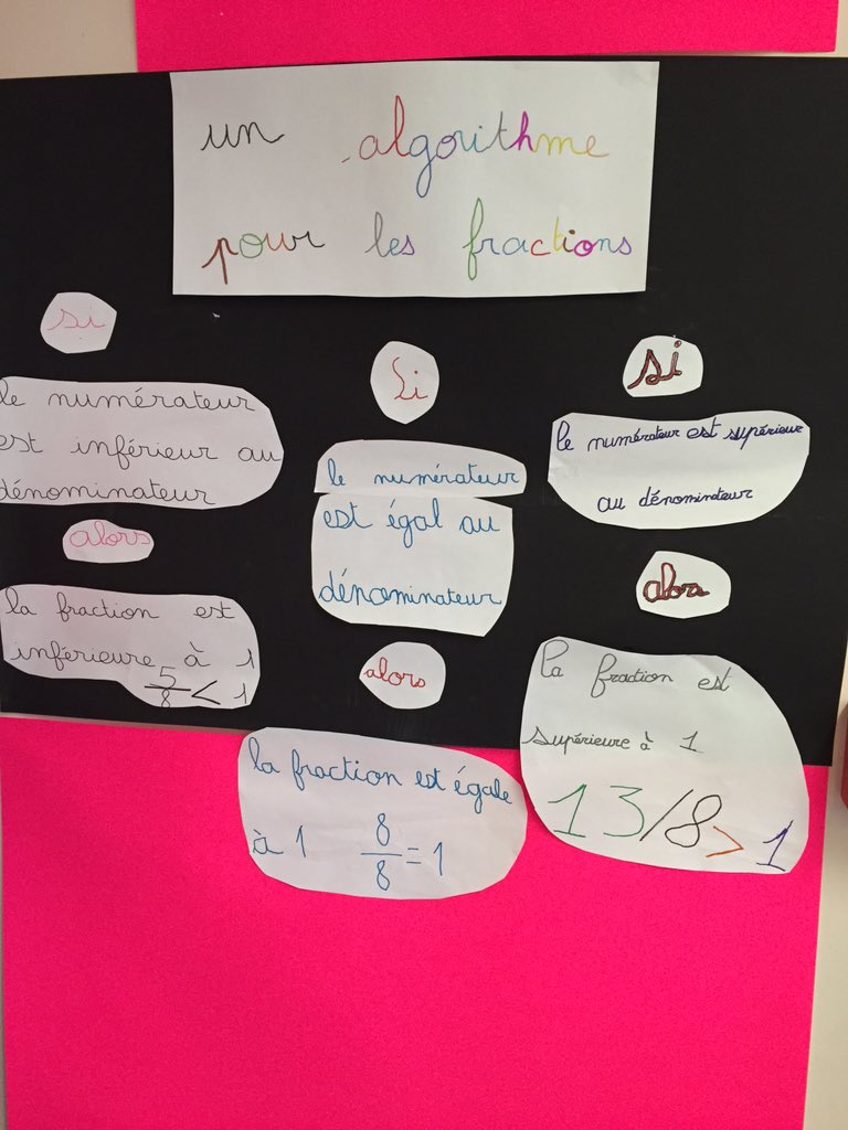 Marikcosson74's tweet photo. Algorithme des fractions...#robotdevian #thymio https://t.co/7joJ1eN6IT