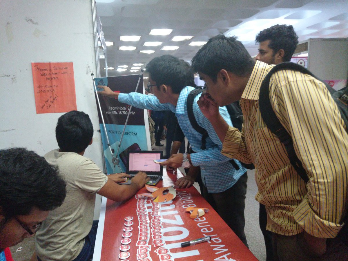 ahnat16's tweet photo. Firefox for windows 10. . Booth and FSA sign up.. At @NSU_NorthSouth #nsufc #win10 #fxwin10 #nsufsa @mozstudents https://t.co/KJANYrjQvi