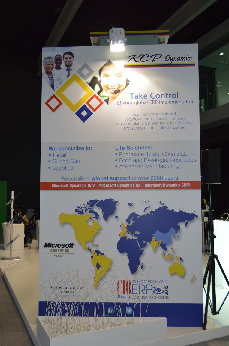 KCPDynamics's tweet photo. Stop by booth #3 and learn how to take control of your #ERP implementation, from our experts! #Conv15 #kcpdynamics https://t.co/gx0PTlQbLu