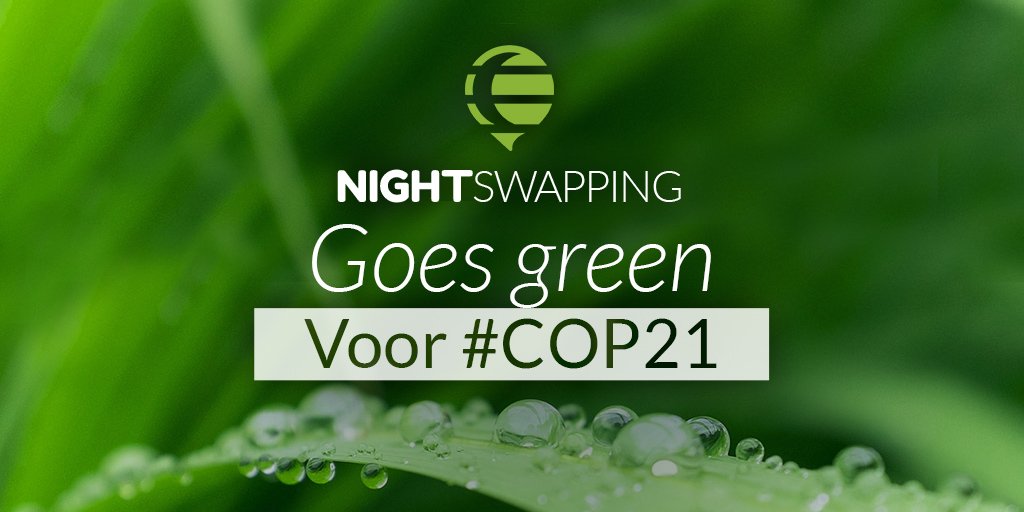 NightSwappingNL's tweet photo. Doneer en verdien een gratis overnachting #COP21 #klimaatconferentie https://t.co/um2ujA5al4 https://t.co/D5276svftE