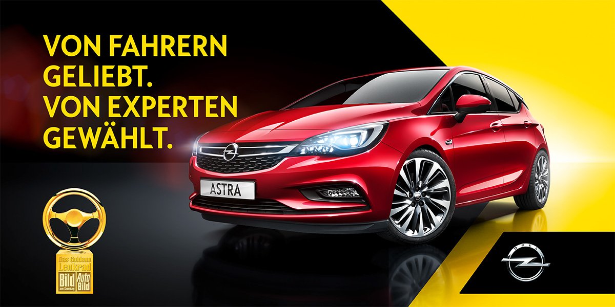 TMuellerDouglas's tweet photo. Das beste Auto, das wir je gebaut haben. #NewAstra – nicht umsonst Gewinner des #DGL2015 #MondayMotivation https://t.co/eRyiFbbEG6