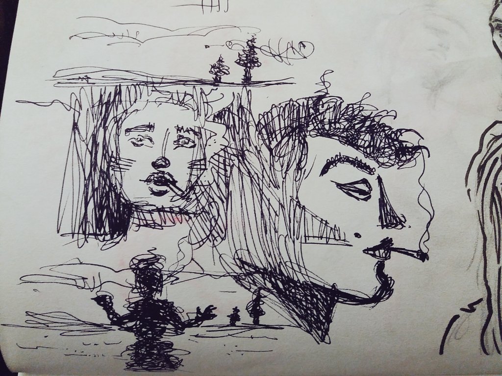 Classedinudo's tweet photo. La #metrodiroma è perfetta per disegnare: mentre aspetto che i #treno passano hai tutto il tempo de fa' i capolavori https://t.co/XqVw19WrEH