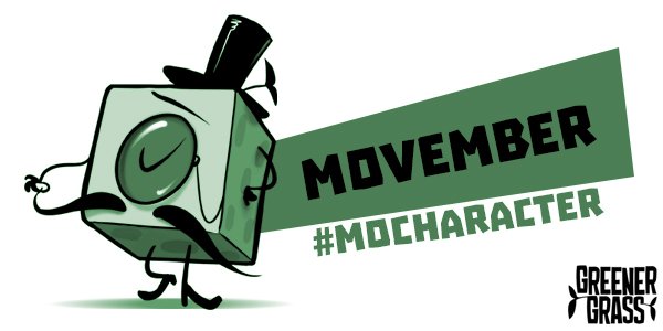 GrassContact's tweet photo. Show us your mo! Greener Grass' mo is to die for.  #Movember #MoCharacter @TraplightGames https://t.co/q64dONQU41