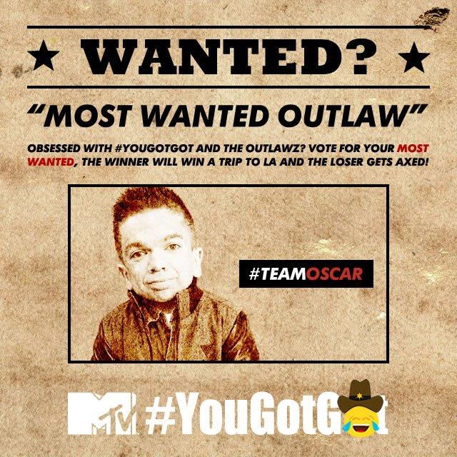 MTVBaseAfrica's tweet photo. #TeamOscar | @TheRealOscarVon is vying for your votes to be the 'Most Wanted' Outlaw. Tune in NOW! https://t.co/cjW6IarACh