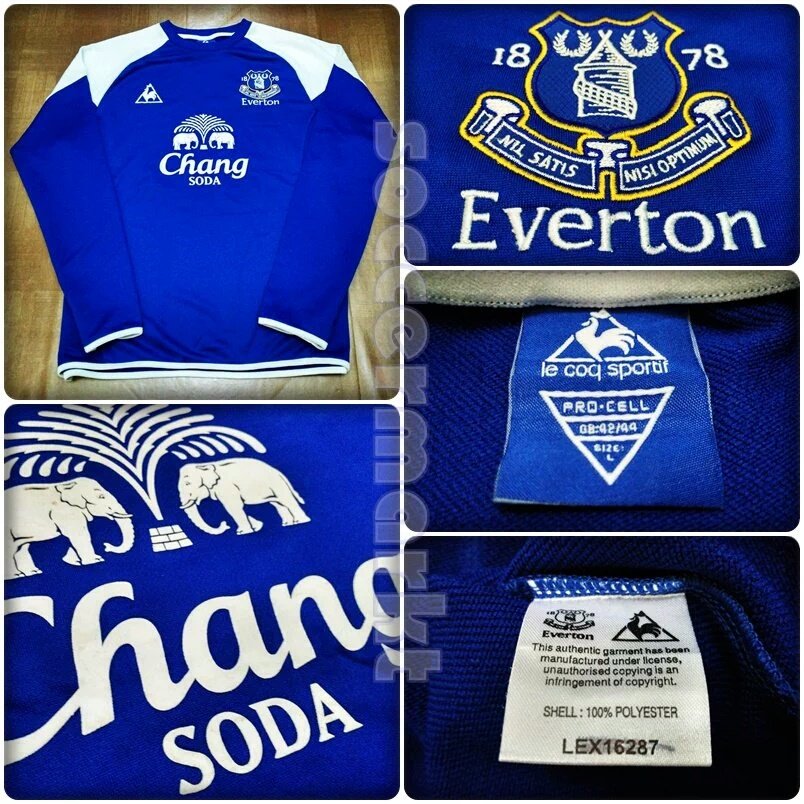 READY STOCK! #jersey4sale
Everton Leisure 2009/11 LS | L (74x59cm) | Excellent (w/ minus) | IDR 165,000 | CP di Bio.