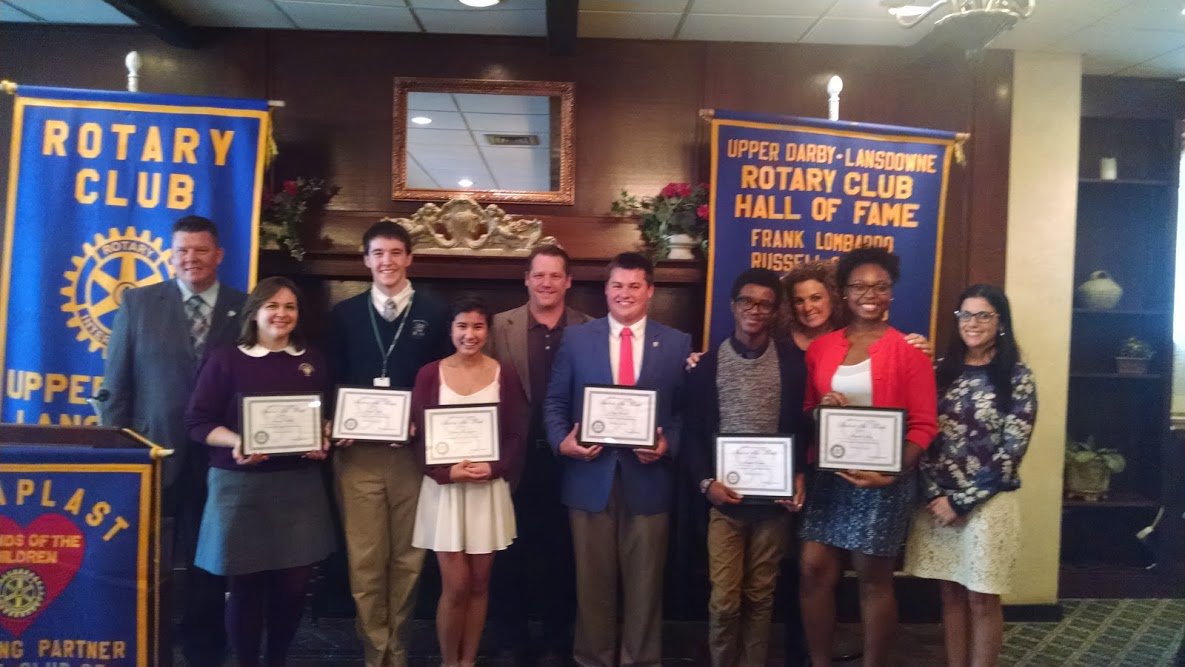 udlrotaryclub's tweet photo. Congrats to our October Students of the Month! @UpperDarbySD @UDinteract @Bonner_Prendie @MBAPalumni https://t.co/bB0n6bsWTN