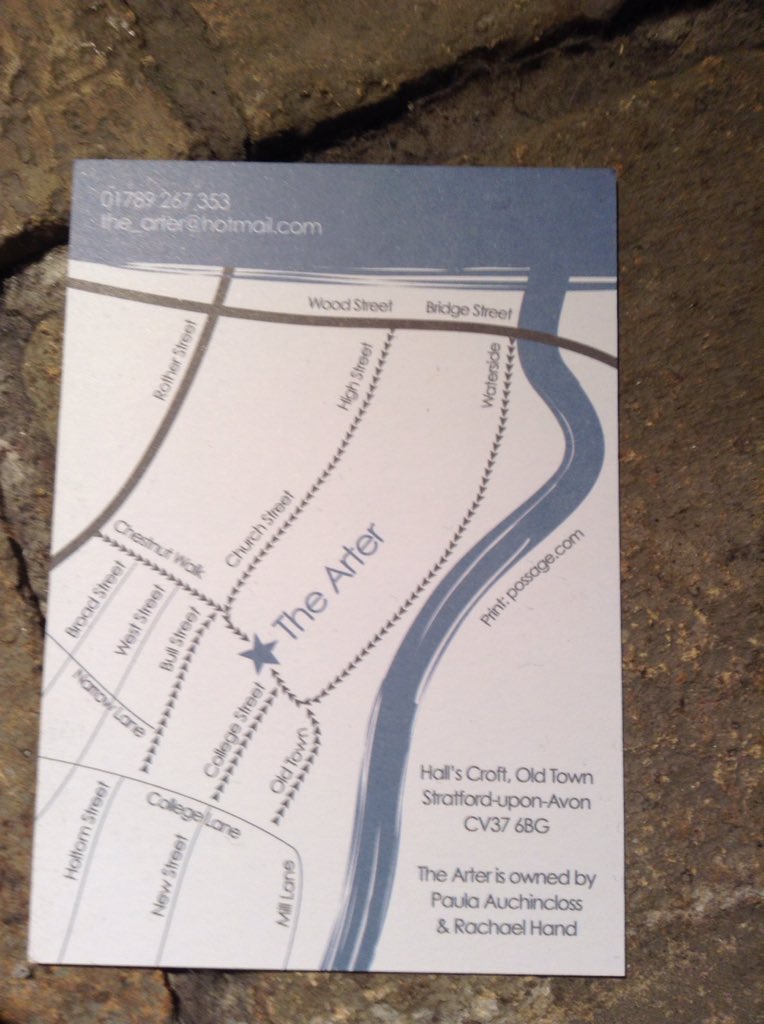 the_arter's tweet photo. Here we are! Just in case you need to be pointed in the right direction @the_arter #Warwickshire #uniquegifts https://t.co/dDHuP8OztJ