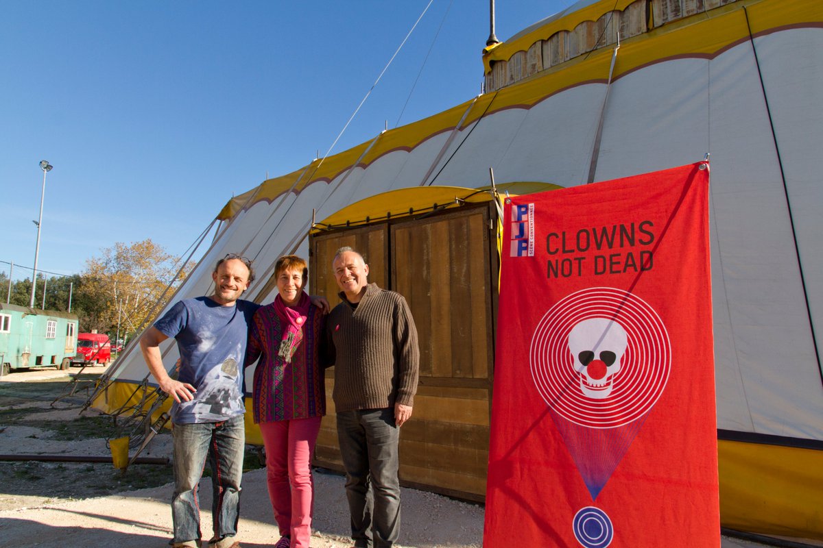 InfoPJP's tweet photo. Conférence de presse de "Clowns not dead " et de l'Ecole Fragile ce matin à La Valette https://t.co/0I7hgQ7c0x