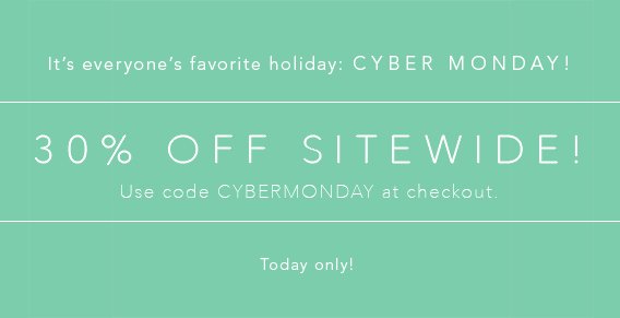 Happy #CyberMonday! 30% off at modernlore.com with code below! #holidaycards #christmas #stationery #deal