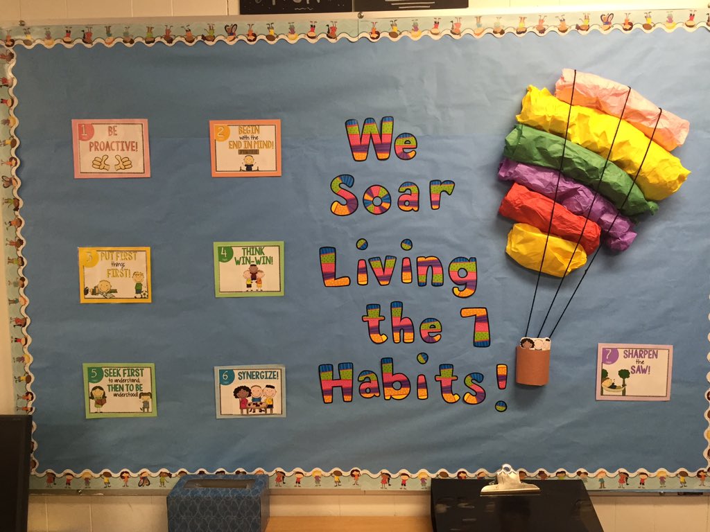 Excited to fill up my new board with balloons! #kip109 #engage109 #livingthe7habits