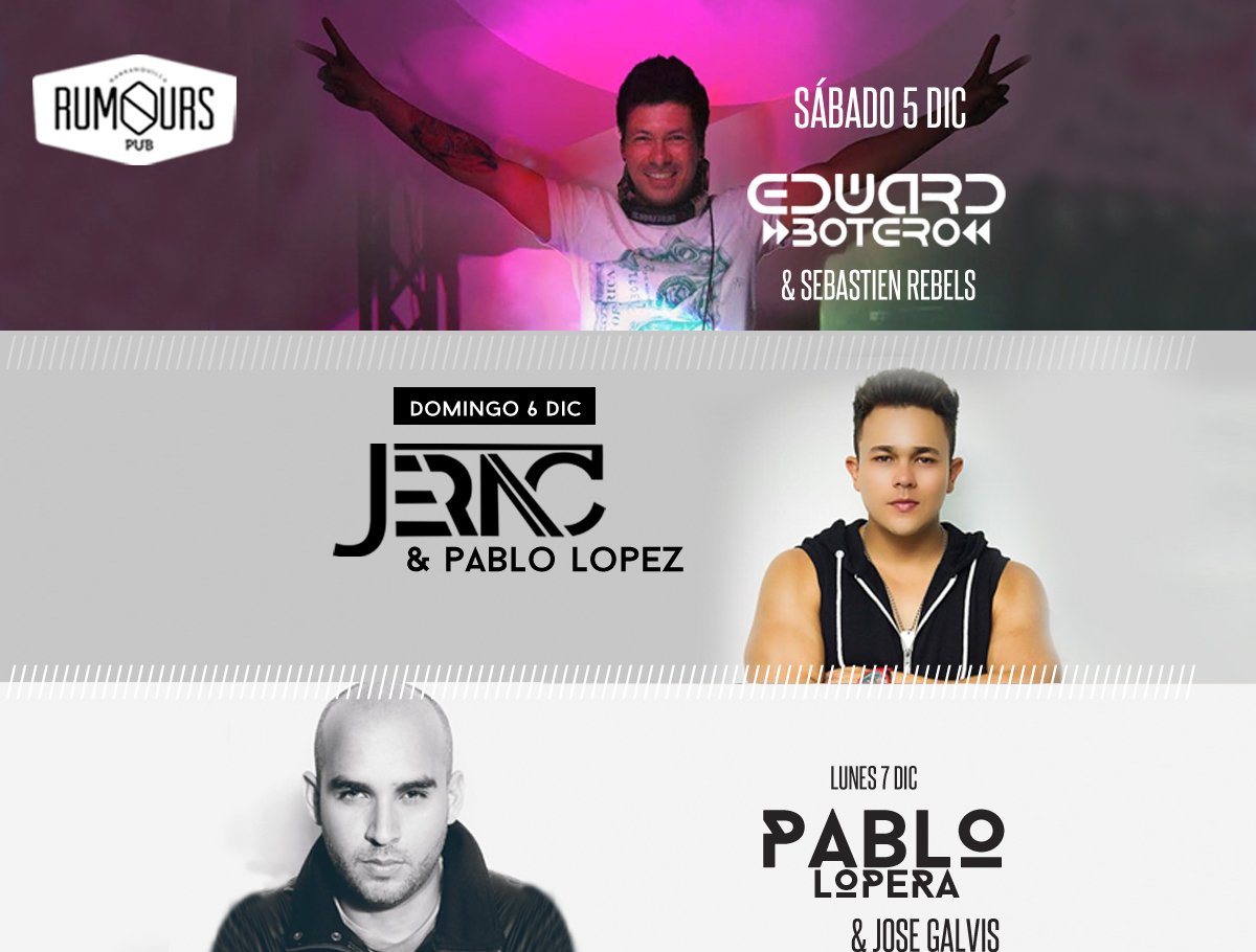 Rumoures's tweet photo. ¡Prográmate y ponte modo Rumours! Open season con los mejores Djs y el mejor ambiente. https://t.co/Vv0QVWRYb0