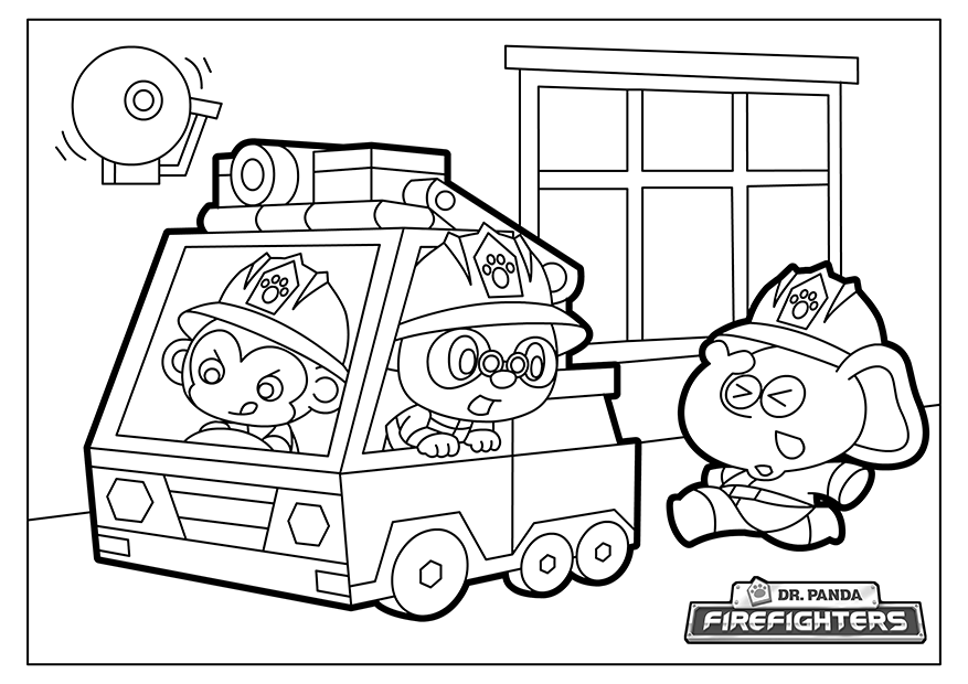 Dr Panda On Twitter Enjoy These Dr Panda Firefighters Coloring Pages With Your Kids Fill Them In With Your Best And Brightest Colors Https T Co Kbakukfsli Twitter
