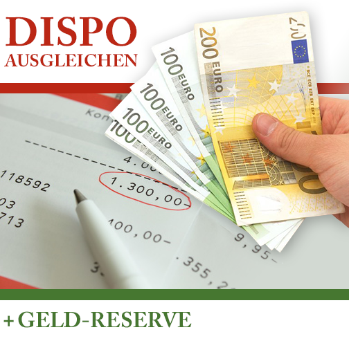 Schluss mit hohen Dispozinsen! Dispoausgleich sofort + Reserve aufs Konto: bit.ly/dispo-reserve