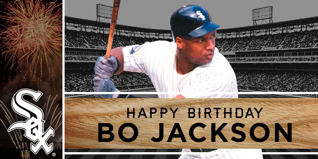 whitesox's tweet image. Happy birthday @BoJackson! Show this guy some love today.