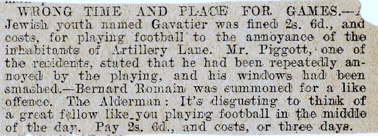 BishopsgateInst's tweet photo. Wrong time and place for games? #BIonthisday in 1897 in the City Press #football #smashedwindows #annoyance https://t.co/3B7DTAPbYo
