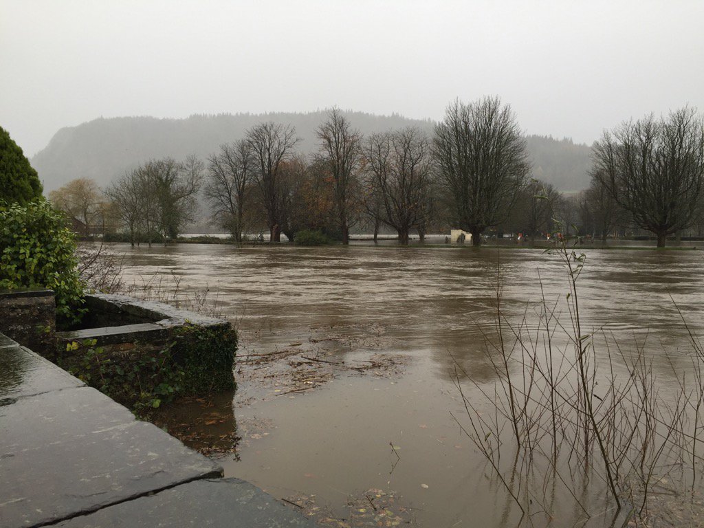 #floods Llanrwst today