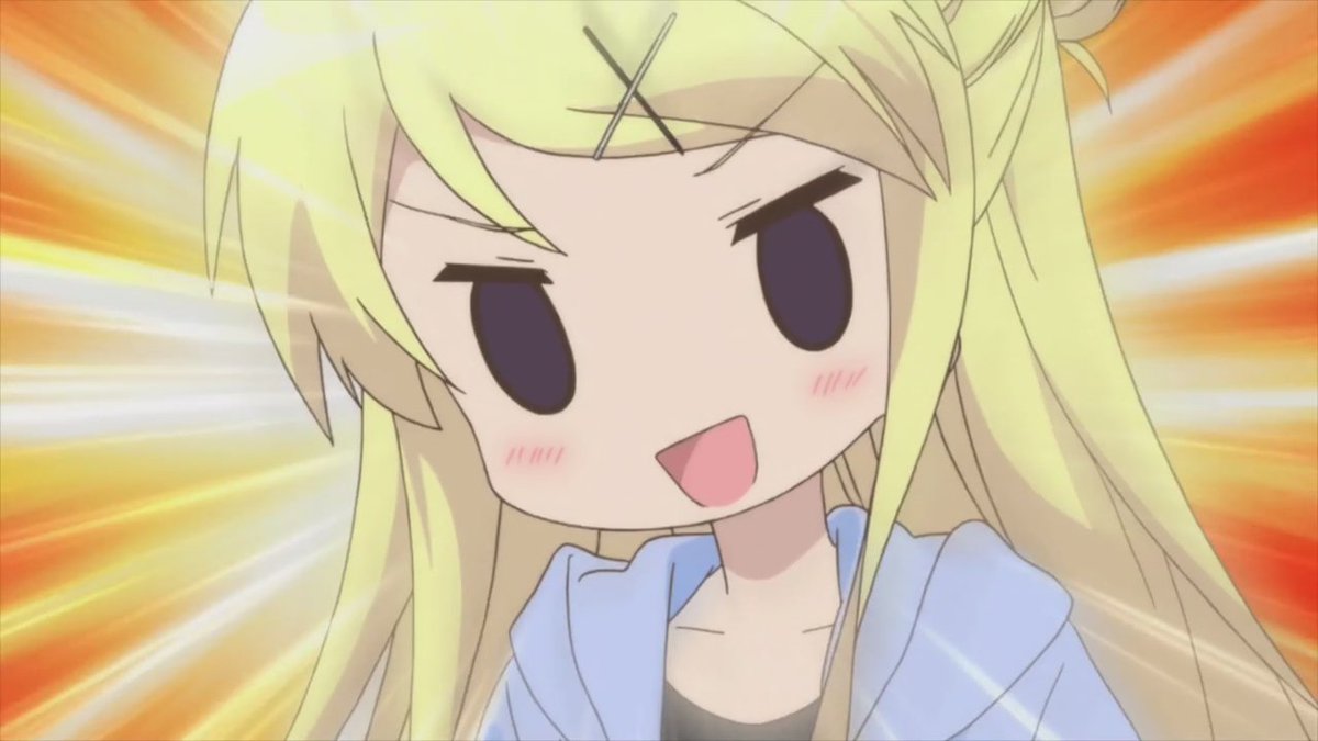 雨兎 アマト さらに ハロー きんいろモザイク より金髪に灰色のツリ目 輝く笑顔が目印でカタコトな日本語が特徴的な九条カレン Cv東山奈央 の誕生日 おめでとう 九条カレン生誕祭 九条カレン生誕祭15 T Co Qv6ergvk5k