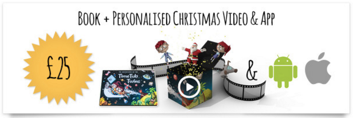 dara_tech's tweet photo. Pledge £25 for a copy of our book and a personalised Xmas animated movie! #christmasgifts https://t.co/CuAkCBIq8m https://t.co/yZwD5lM5Xy