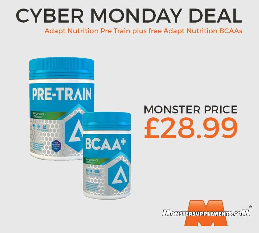 AdamMaxted's tweet photo. #CyberMonday #monstersupplements #Adapt #gym #lift #muscle #bodybuilding https://t.co/FRZ8vECCDQ
