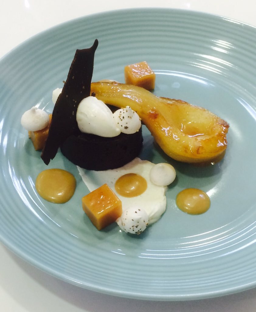 theprochefonial's tweet photo. And my dessert from today @EurotoquesIrl @Moloughneys #youngchef2015 https://t.co/GrEbwO97gd