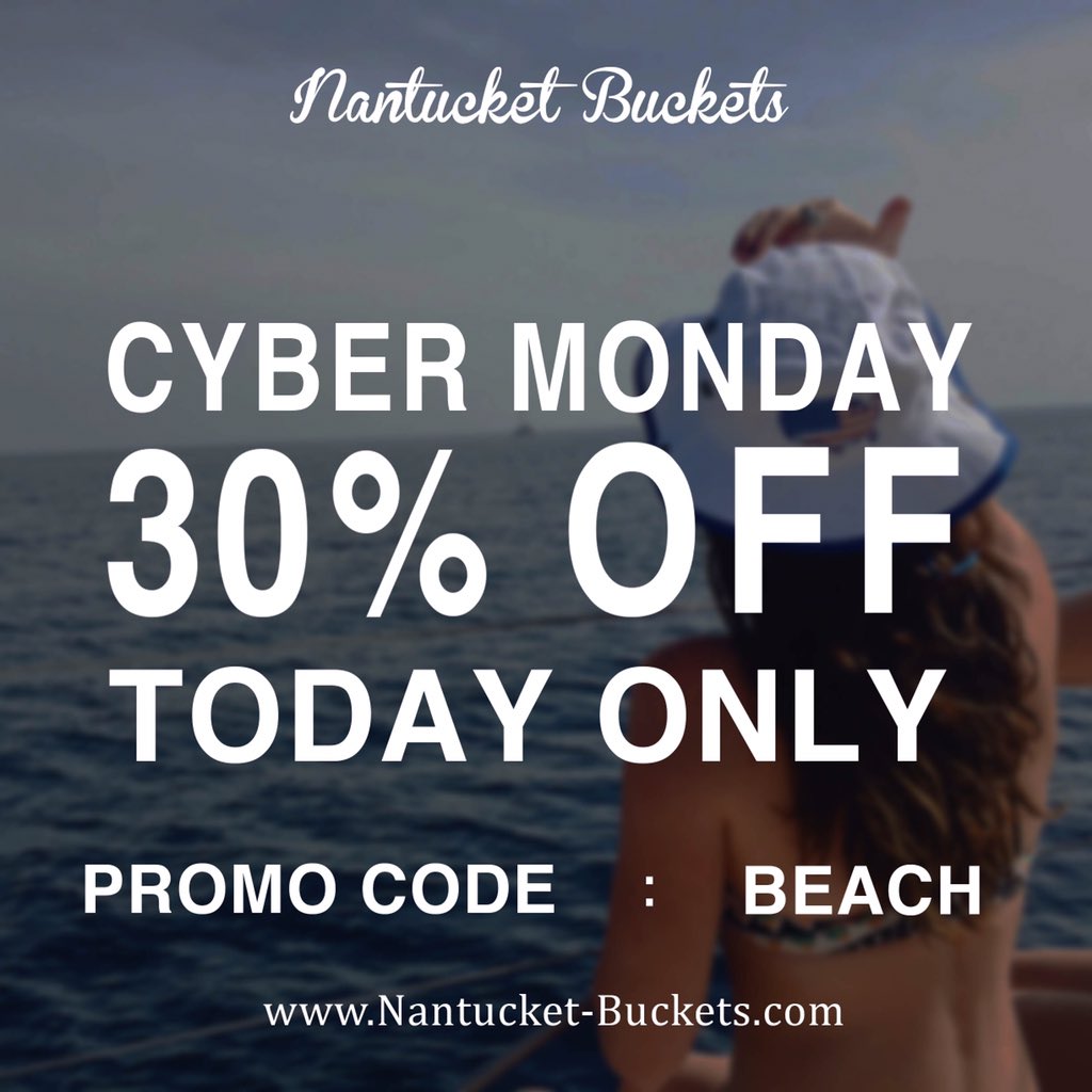 ACKBuckets's tweet photo. It's finally here! Head over to https://t.co/WltKzTDeVk for our Cyber Monday special! 30% Off #GetBuckets https://t.co/ZyvMFSbvXY