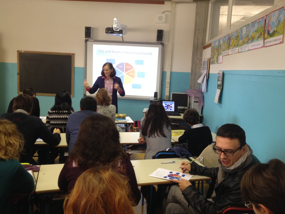 Clil4U's tweet photo. Very keen students at the SUPSI CLIL course conducted in Bussero. Now receiving lesson plans by email for evaluation https://t.co/MhF9stU0ef
