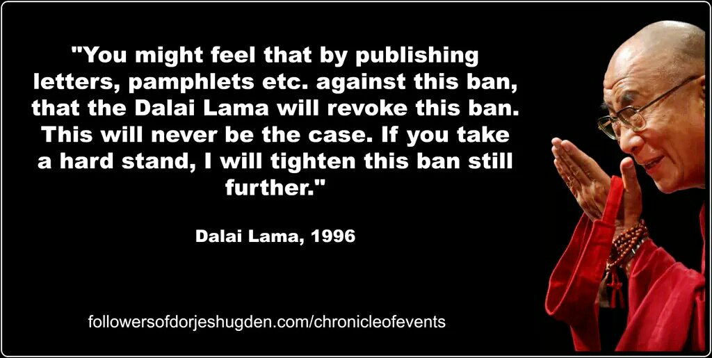MightyMahamudra's tweet photo. Shugden Buddhists scared by the dalai Lama's dictatorship and denied basic #humanrights 
#world 
#news 
#protest https://t.co/JhonAe77f8