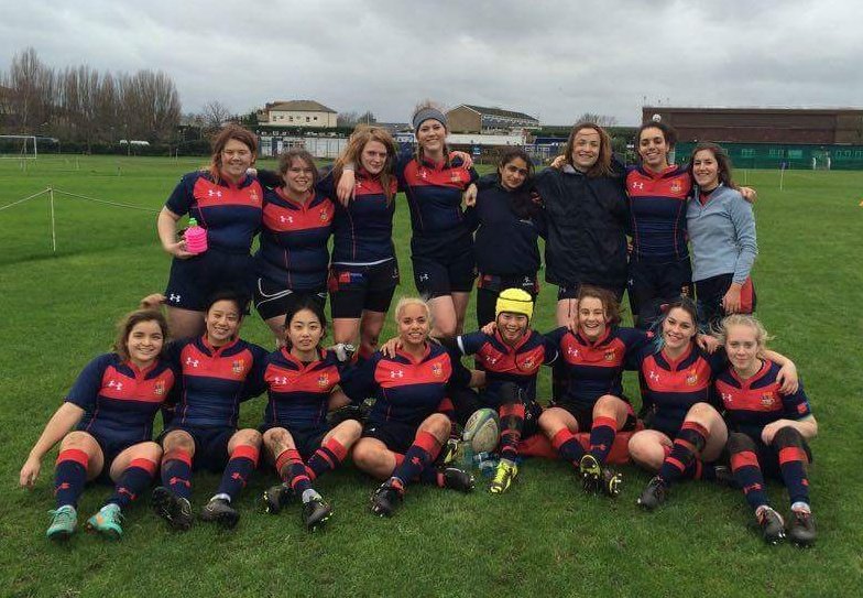 WomensRugbyIC's tweet photo. Really enjoyed our game against @UCLUwomensrugby yesterday - thanks for coming! #impics #ImperialGirlsCan https://t.co/NCnVufWJfD