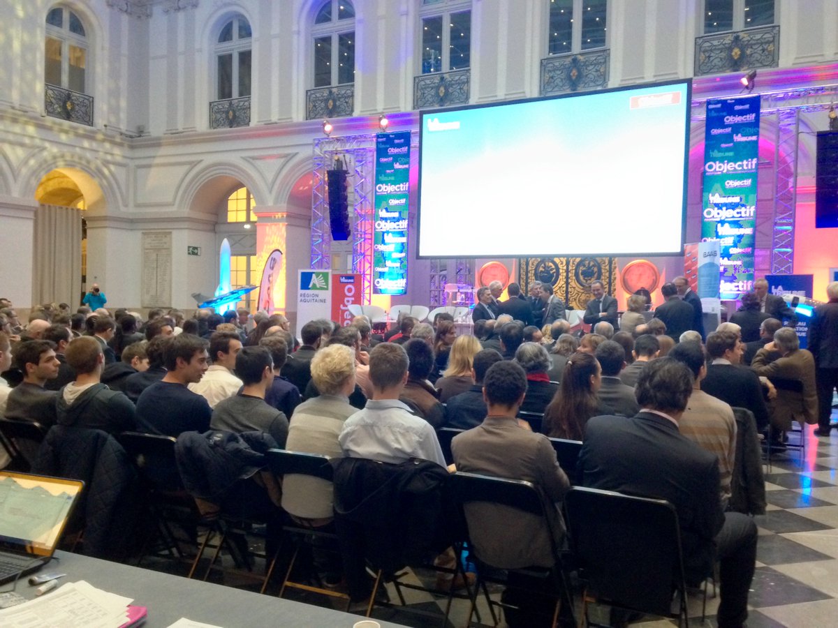 Salle pleine à craquer pour les Talents Aquitains de l'Aéronautique et de l'Espace 2015 #TAAE2015