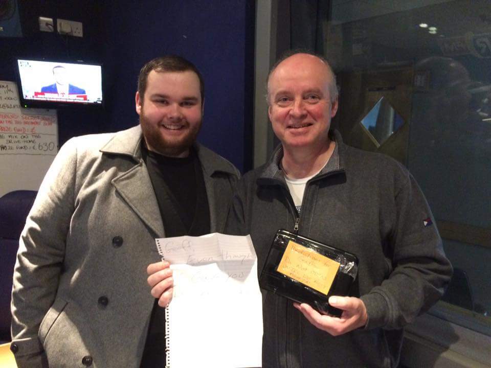 RealDeanJacob's tweet photo. Had a blast on WLRfm with Geoff Harris ahead of my SINSTER show at the @CentralArts1  with @GeoffonWLRFM https://t.co/jDIUyDJNwa